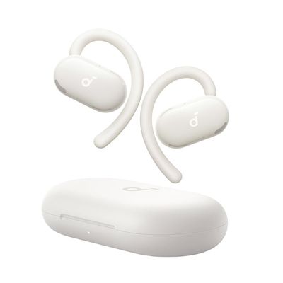 Anker Headphones A3876G21 Headset Trådlös Öppen öronmodell Samtal/musik/sport/vardag USB Type-C Bluetooth Laddningsställ Vit