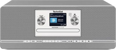 TechniSat DIGITRADIO 372 CD IR Internet Analog & digital Anthracit, Sølv