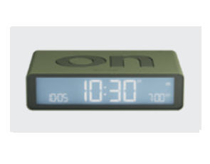 LEXON Flip Classic Digital väckarklocka Khaki