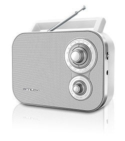 Muse M-051 RW Bärbar Analog Vit