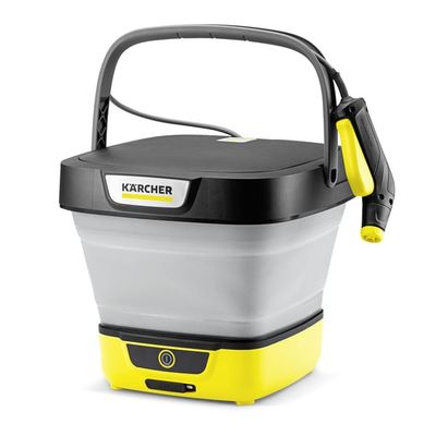 Kärcher OC 3 FOLDABLE högtryckstvätt Kompakt Batteri 120 l/h Svart, Vit, Gul