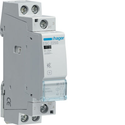 Hager ESC225S elektriska reläer Grå