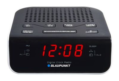 Blaupunkt CR5WH radioapparater Klockradio Svart, Vit