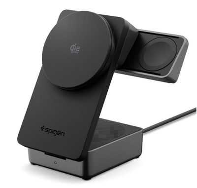 Spigen EF323MQ Smartphone, Smartwatch, Hörlurar Svart USB Trådlös laddning inomhus