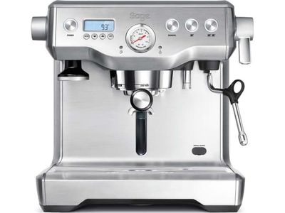 Sage SES920BSS4EEU1 the Dual Boiler - Automatisk kaffemaskin med melkeskummer - 15 bar - børstet rustfritt stål