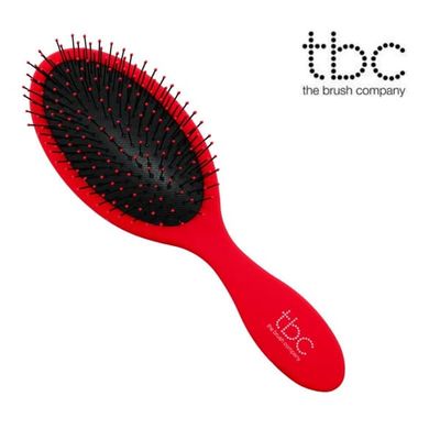 TBC® The Wet & Dry Brush hårbørste - Rød