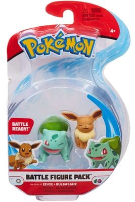 Pokemon Battle Figures Bulbasaur vs Eevee