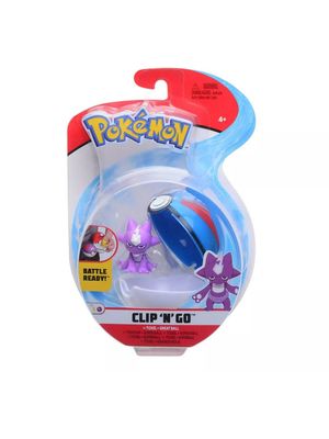 Pokemon Clip N Go Toxel + Great Ball