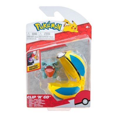 Pokemon Clip n Go Gible & Quick Ball