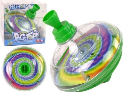 LeanToys Spinning Top Toy Colors Diodes Music