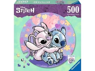 Ravensburger Disney Stitch, 500 stykker, Tegnefilm