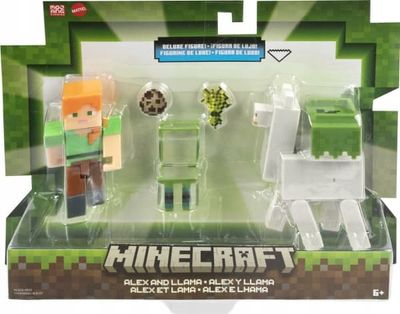 Mattel Minecraft-figur Alex og Lama