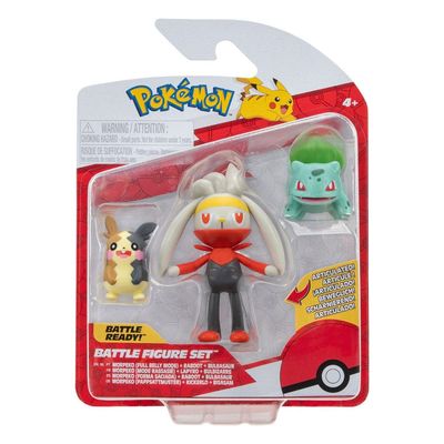 Pokemon Battle 3-Pack Morpeko , Bulbasaur , Raboot
