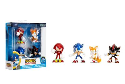 Sonic Metallfigurer 4-Pack 2,5"