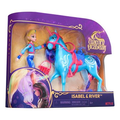 Unicorn Academy Dukke og Enhjørning Isabel & River