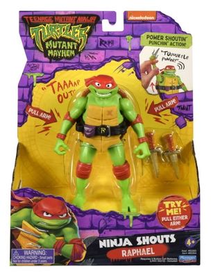 Teenage Mutant Ninja Turtles Turtles Mutant Mayhem - Power Sounds 14 cm - Raphael
