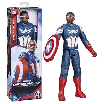 Marvel Studios Captain America Brave New World Titan Hero Series Captain America Figur