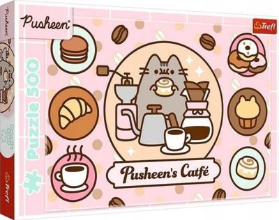 PUZZLE 500 Pusheen i kafeen 37528