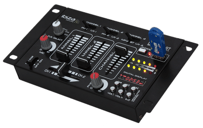 Ibiza DJ Mikser m. bluetooth & USB
