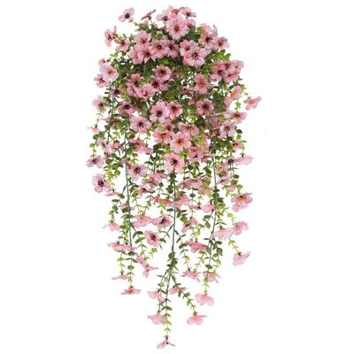 Lollanda Konstgjord Blombukett – Hängande Violbukett, Väggdekoration med Realistiska Växter