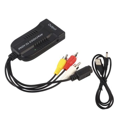 High Definition HDMI-konverteradapter - Z51B CVBS SVIDEO til HDMI, 720P 1080P, Plug and Play