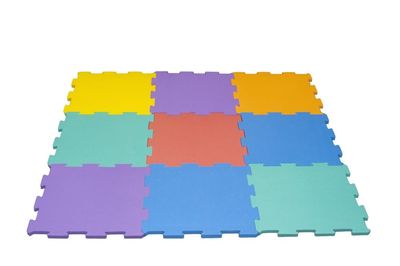 Lekematte med 9 puslebrikker 30x30 cm Happy Baby