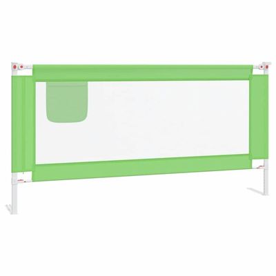 vidaXL Sengehest småbarn grønn 180x25 cm stoff