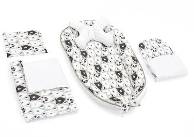 Babynest 5i1 JY07 Bear White/Black