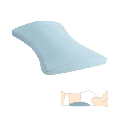 Lollanda Ergonomisk Kilkudds – Ländryggsstöd i memory foam, stödjer ryggen i alla sovpositioner, perfekt för säng, bil och soffa