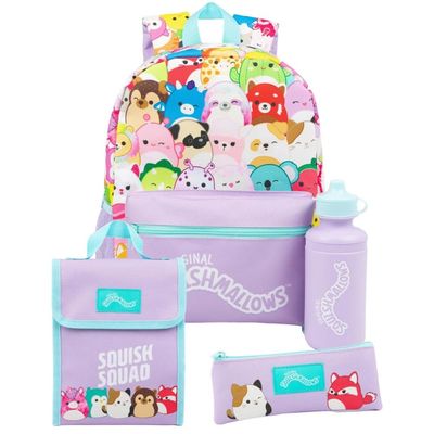 Squishmallows Logo Backpack Set