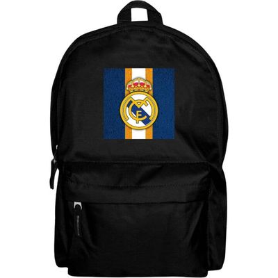 Barn-Ryggsekk | Komfortabel og Fargerik Real Madrid CF Svart Barn