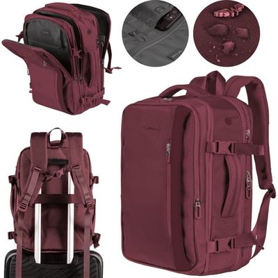 WINGS Skylark matkareppu – 30L, hyväksytty lentokoneeseen, RFID-suoja, USB ja 15,6” tietokoneen lokero