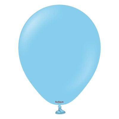 Kalisan Baby Blue balloner, blå 30 cm, 100 stk.