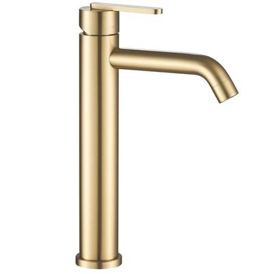 Håndvaskarmatur Ontario Js-11801-1Bg High Børstet Guld REA 14,5x4,5x30cm
