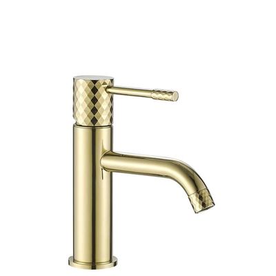 Håndvaskarmatur Lungo Diamond Low Guld REA 12x4x18,5cm