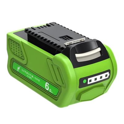 Kompatibel med Greenworks 40V-batteri, 6000mAh kapacitet, uppladdningsbart litiumjonbatteri, 1 st. 6,0AH-batteri