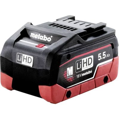 Metabo 625368000 LiHD Akkupack 18 V - 5,5 Ah AIR COOLED Verktygsbatteri 5.5 Ah LiHD
