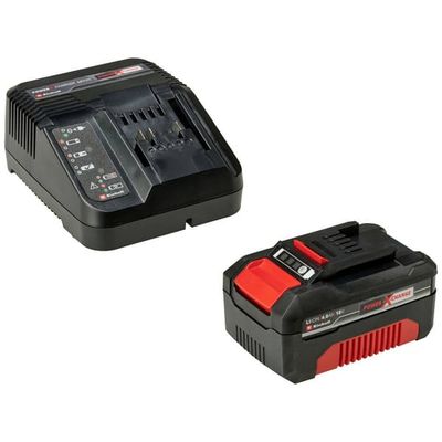 Einhell 4512042 Power X-Change PXC Starter Kit 18V 4Ah Verktygsbatteri och laddare 18 V 4 Ah Li-Ion