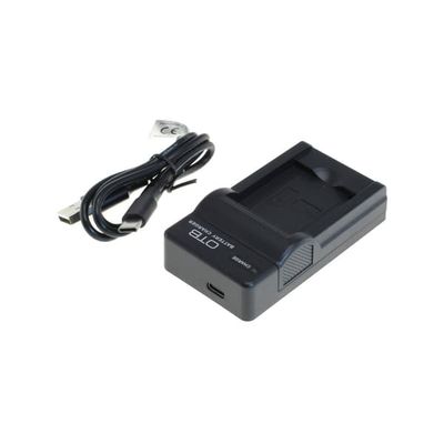 Batterilader for Panasonic DMW-BCM13E med USB-C-tilkobling