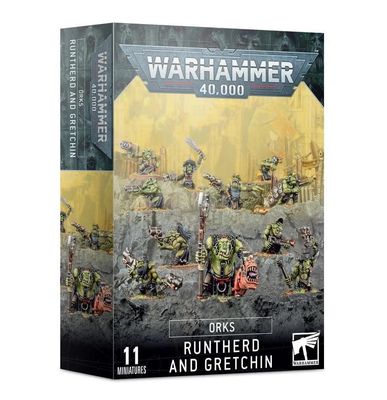 NY! Orks Runtherd and Gretchin Warhammer 40 000 Orks