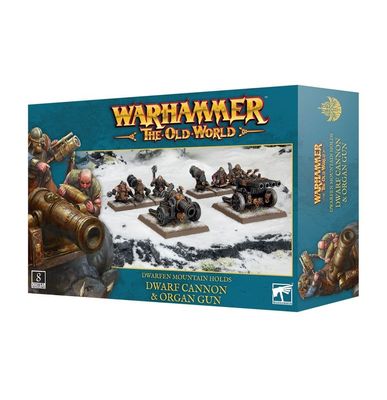 NY! Dwarf Cannon & Organ Gun The Old World Warhammer
