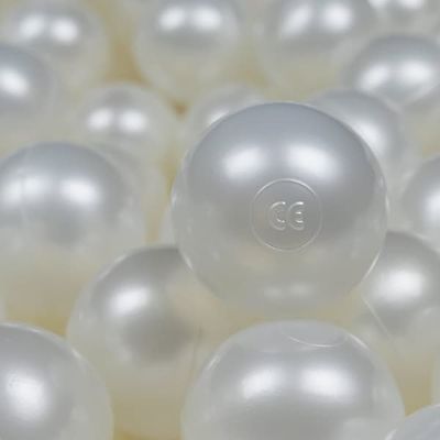 Legetøjskugler ø7cm 200 stk perle