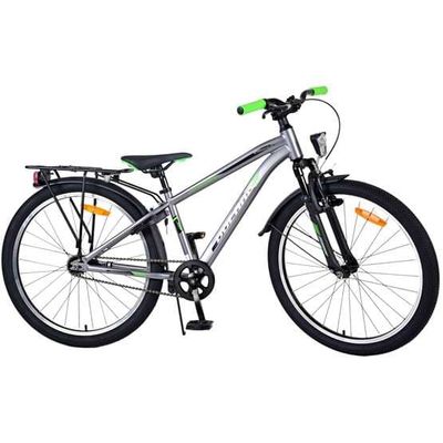 Volare - Barncykel - Cross 24 Tum Mörk Grå - Fotbroms