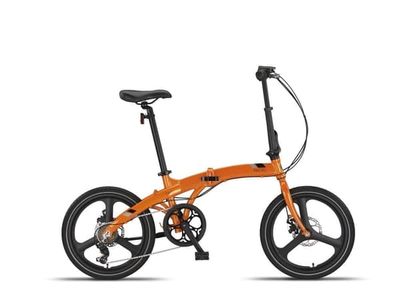 PACTO TWO ihopfällbar cykel aluminium skivbromsar shimano 6-växlad holländsk cykel folding bike