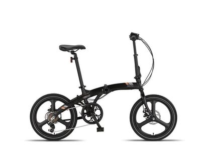 PACTO TWO ihopfällbar cykel aluminium skivbromsar shimano 6-växlad holländsk cykel folding bike