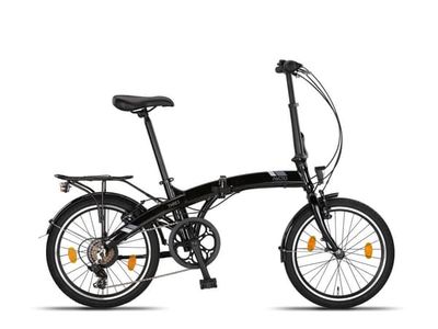 PACTO THREE ihopfällbar cykel aluminium v bromsar shimano 6-växlad holländsk cykel folding bike