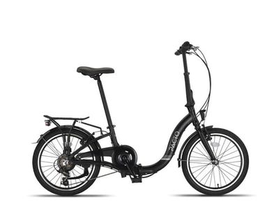 PACTO SIX ihopfällbar cykel aluminium v bromsar shimano 6-växlad holländsk cykel folding bike lågt insteg low entry