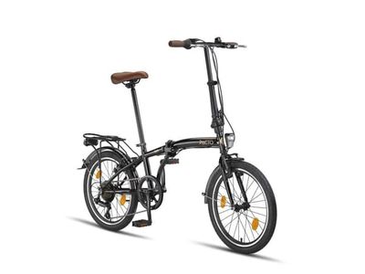 PACTO TEN ihopfällbar cykel stål skivbromsar shimano 6-växlad holländsk cykel folding bike