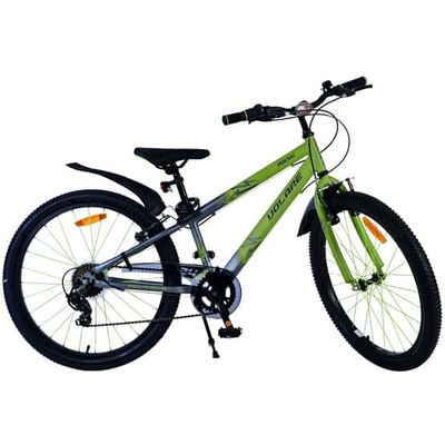 Børnecykel - Volare - Rocky børnecykel - 24 tommer - Grøn - 7 gear