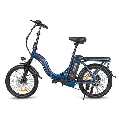 SAMEBIKE CY20 Hopfällbar Elcykel för Stad, 20", Mörkblå